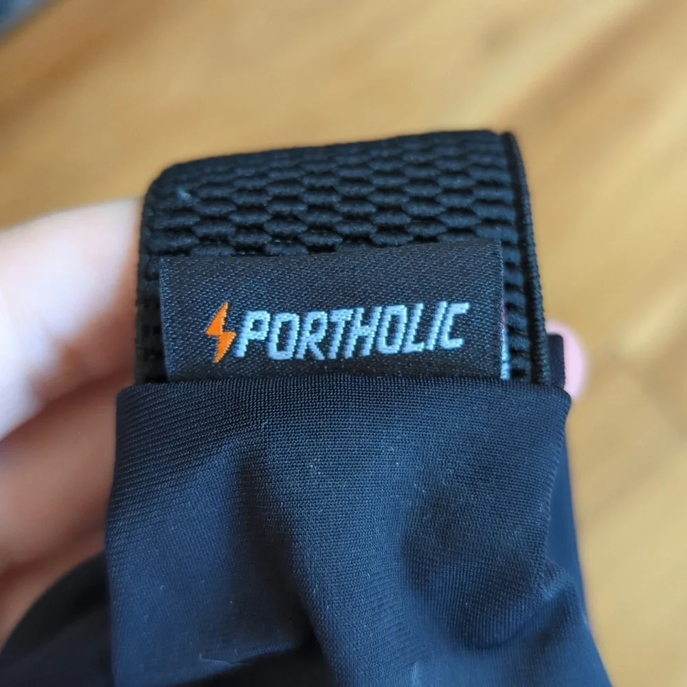 Black and Clear Portholic Belt Bag Waist Fanny Pack Travel Phone Run